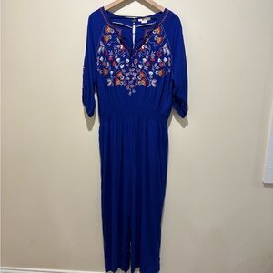 Boden Natalie Embroidered Jumpsuit